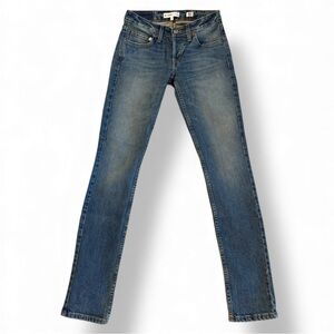 Re/Done High Rise Skinny Leg Light Blue Denim Jeans - Sz 25 EUC